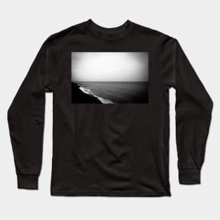 Cromer Coastline in Norfolk Long Sleeve T-Shirt